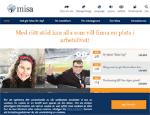 Tablet Screenshot of misa.se