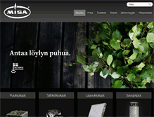 Tablet Screenshot of misa.fi