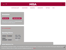 Tablet Screenshot of misa.de
